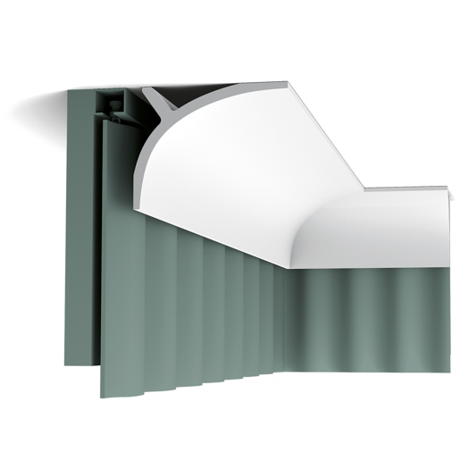 Orac Curtain Eckleiste C 991 200 cm 14,0 x 11,0 cm Ulf Moritz